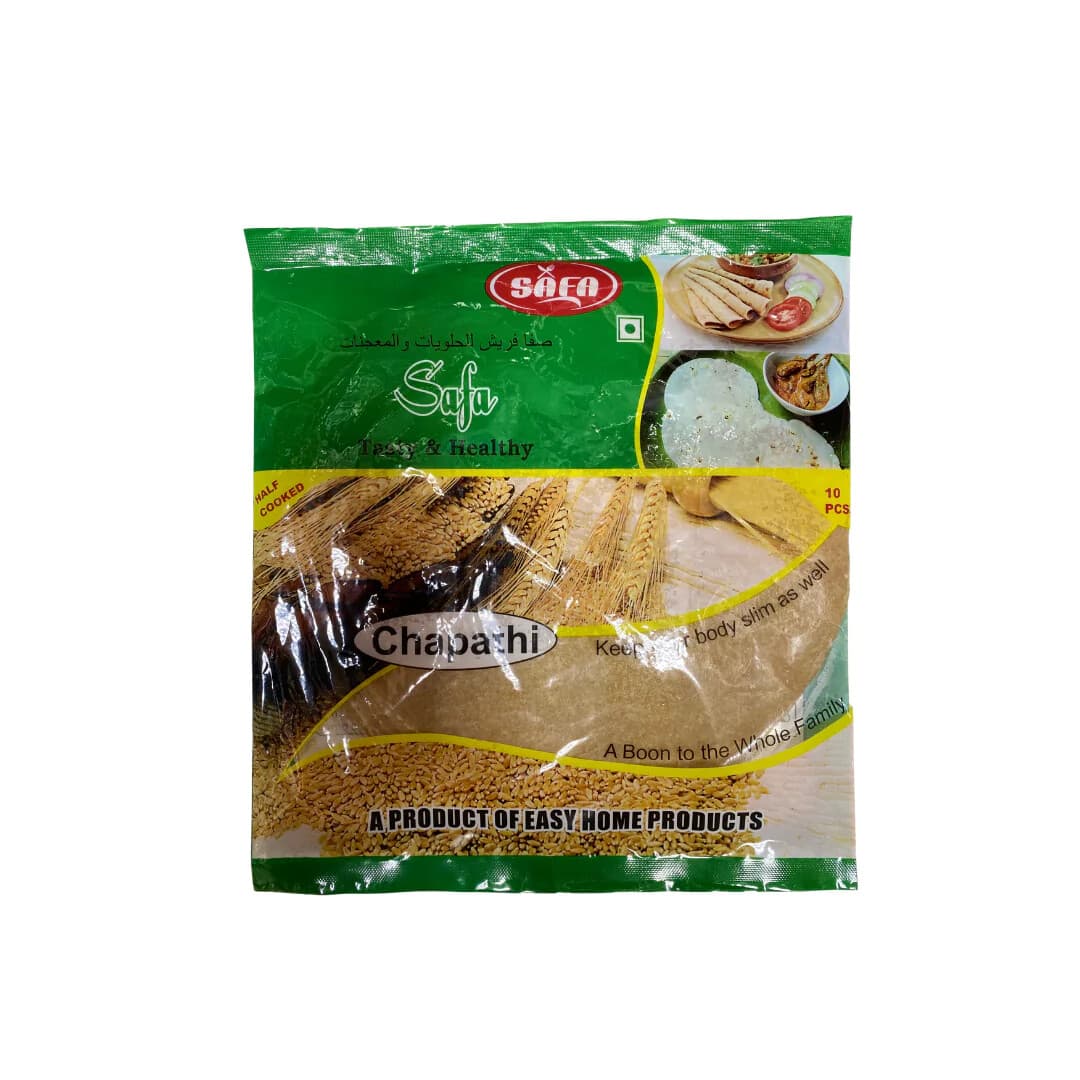 Safa Half Cooked Chappathi 10 Pack